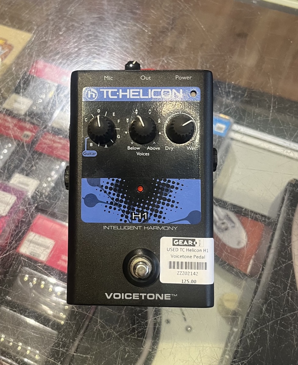 USED TC Helicon H1 Voicetone Pedal w/power