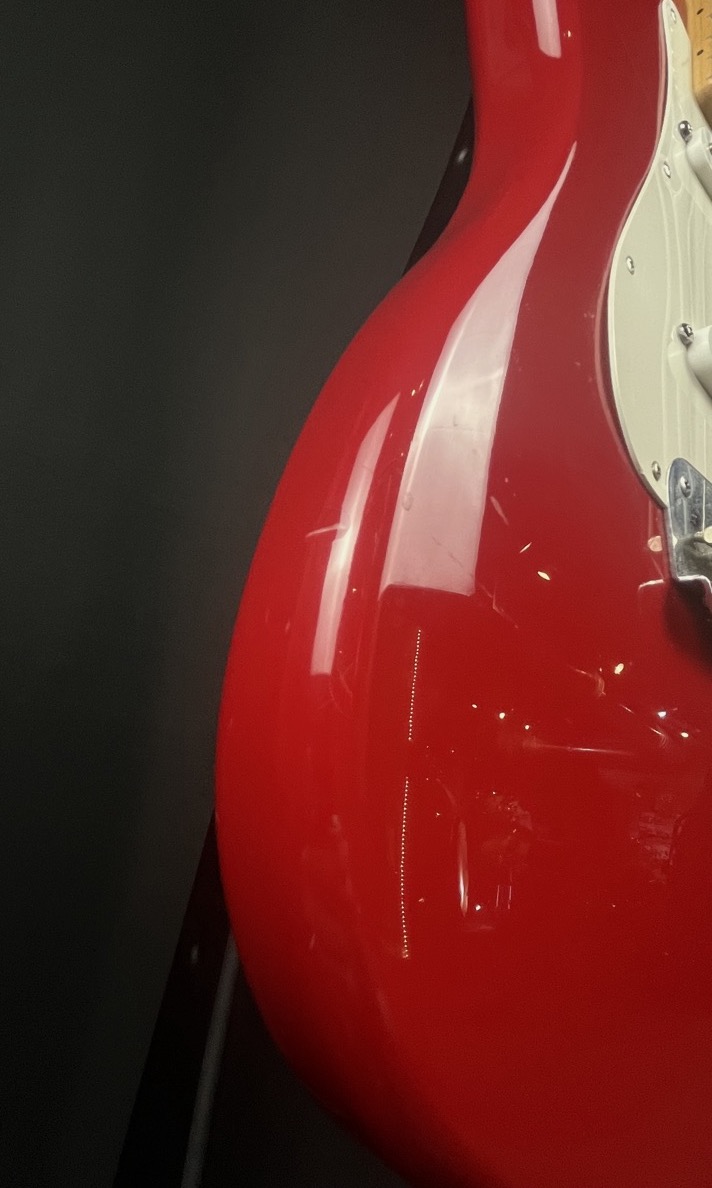 Fender USED Fender 1993 Duo Sonic Short Scale Electric Torino Red w/bag - Used