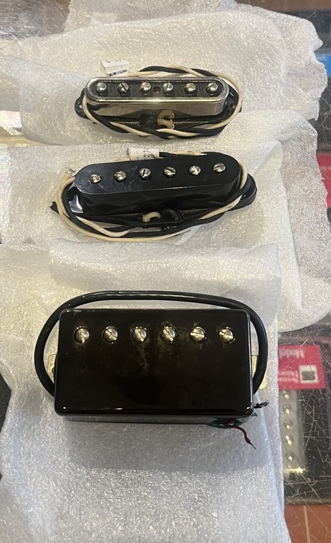USED Fralin Custom Set HSS Pickups Unbucker  …