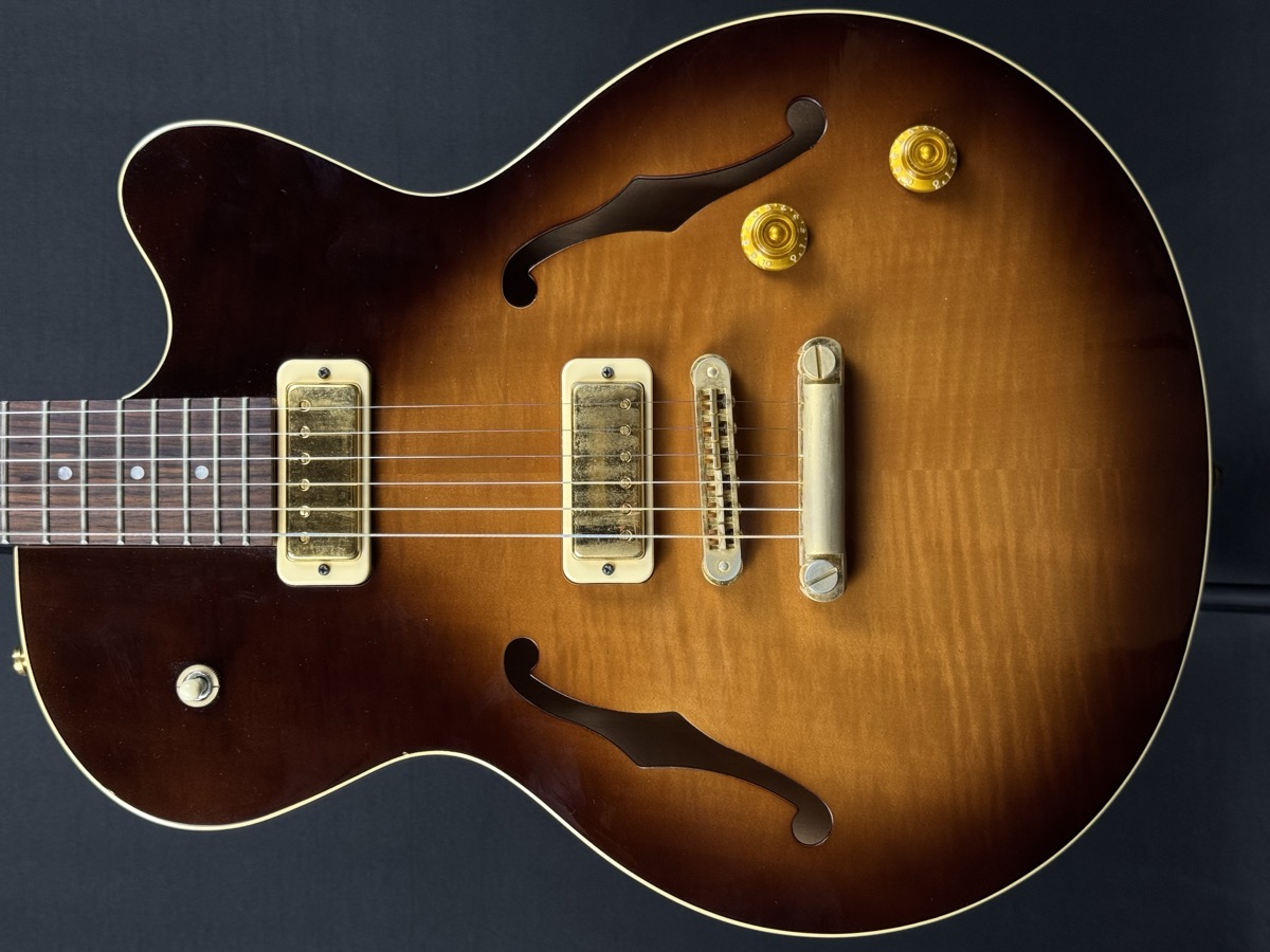 Yamaha USED Yamaha AEX 520 Semi Hollow Electric Brown Burst w/Case - CONSIGNMENT - Used