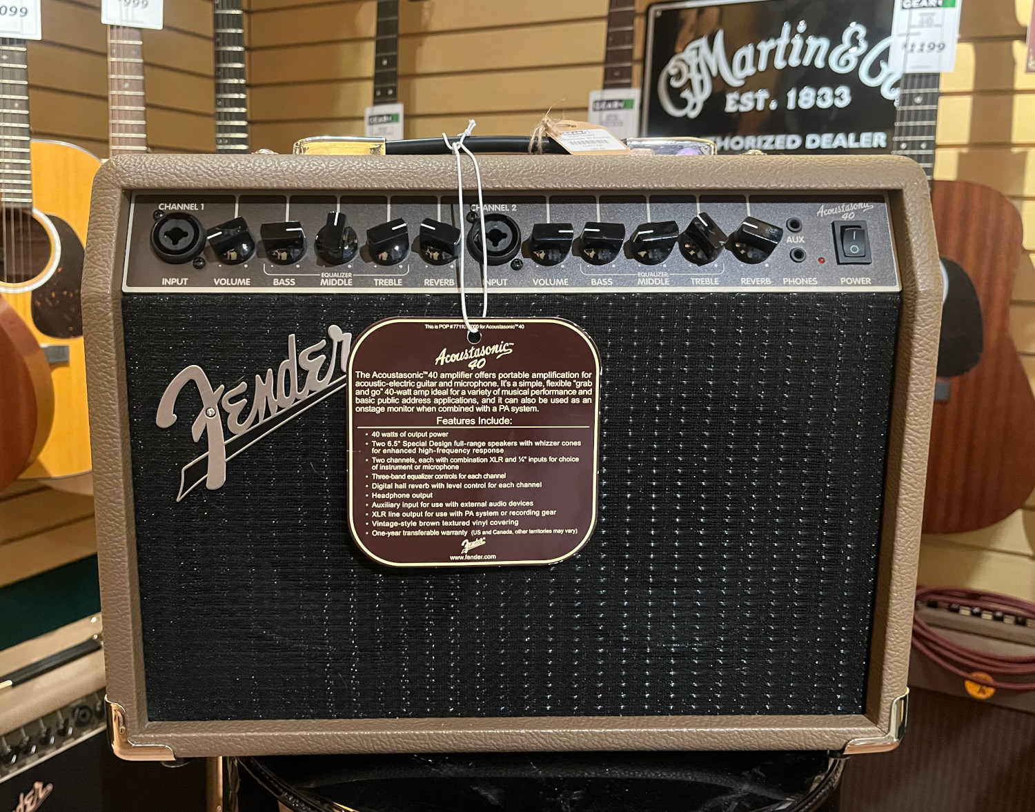 USED Fender Acoustasonic 40 Acoustic Amplifier  &hellip;