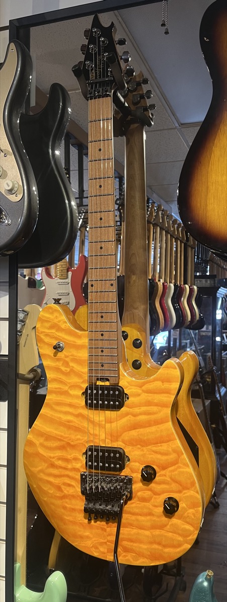 USED EVH Wolfgang Standard QM Transparent Amber