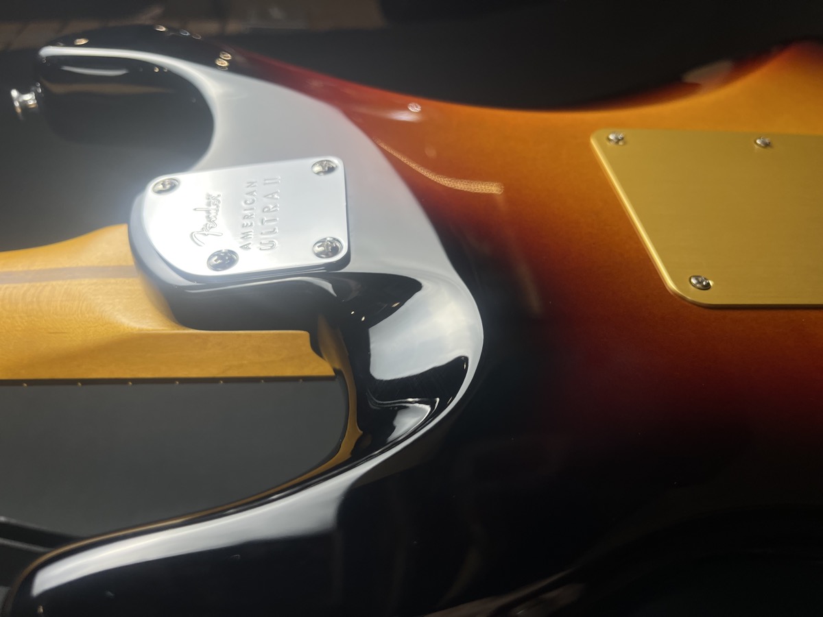 Fender USED Fender American Ultra Strat II 3 Tone Burst With Rosewood Neck w/OHSC - Used