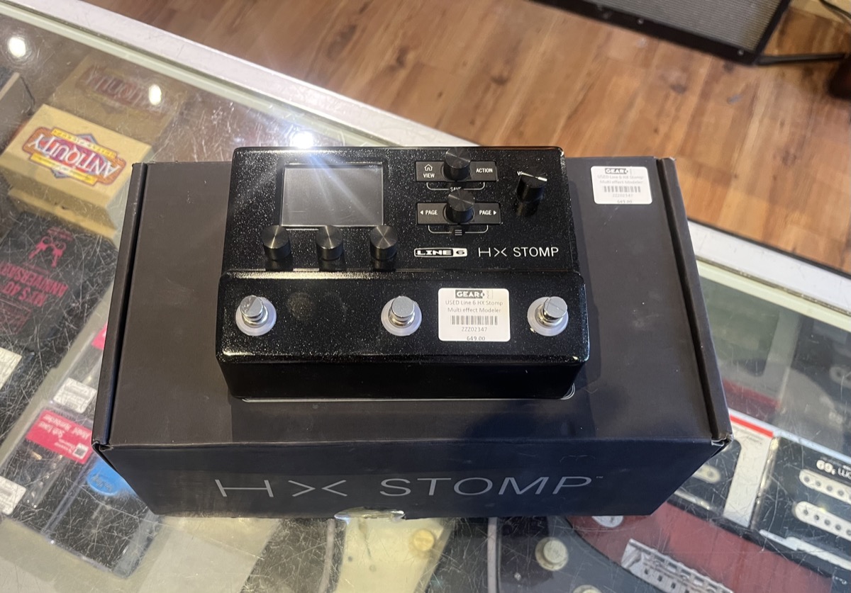 Line 6 USED Line 6 HX Stomp Multi effect Modeler w/ac & box - CONSIGNMENT - Used