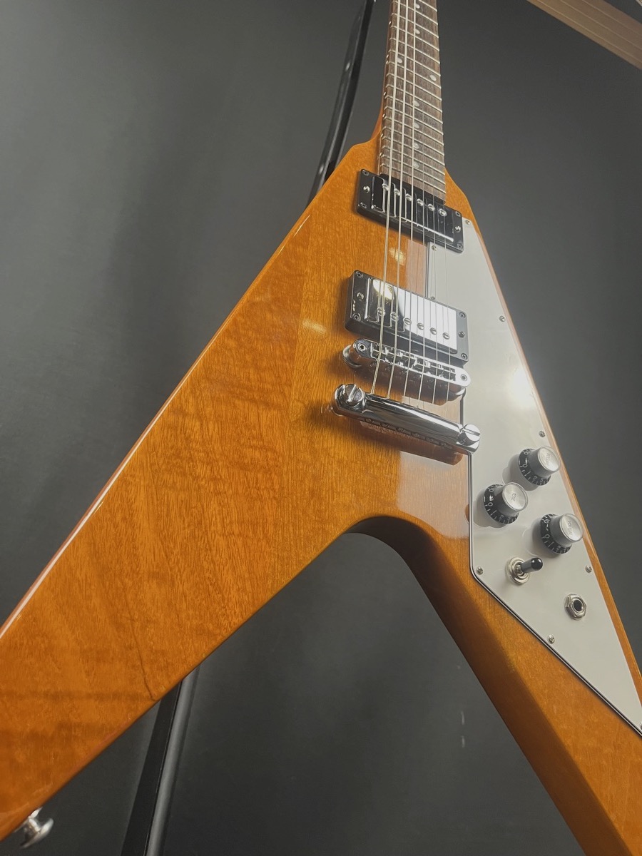 Gibson USED Gibson 2019 Flying V Antique Natural w/SKB case - CONSIGNMENT - Used