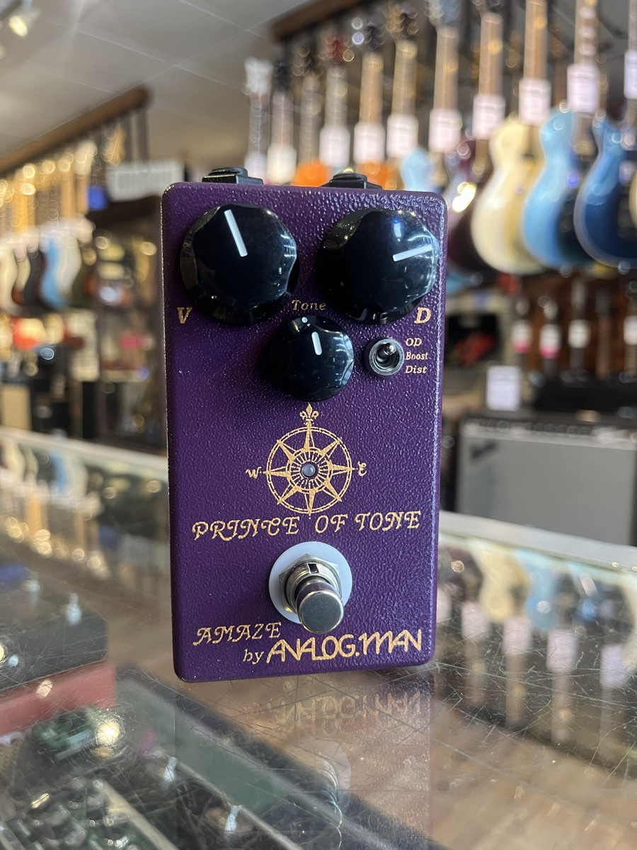 Misc USED Analogman Prince of Tone Overdrive Pedal w/Box - Used