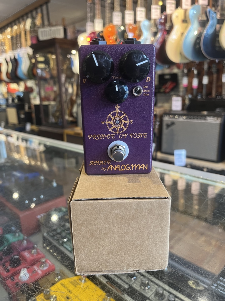 Misc USED Analogman Prince of Tone Overdrive Pedal w/Box - Used