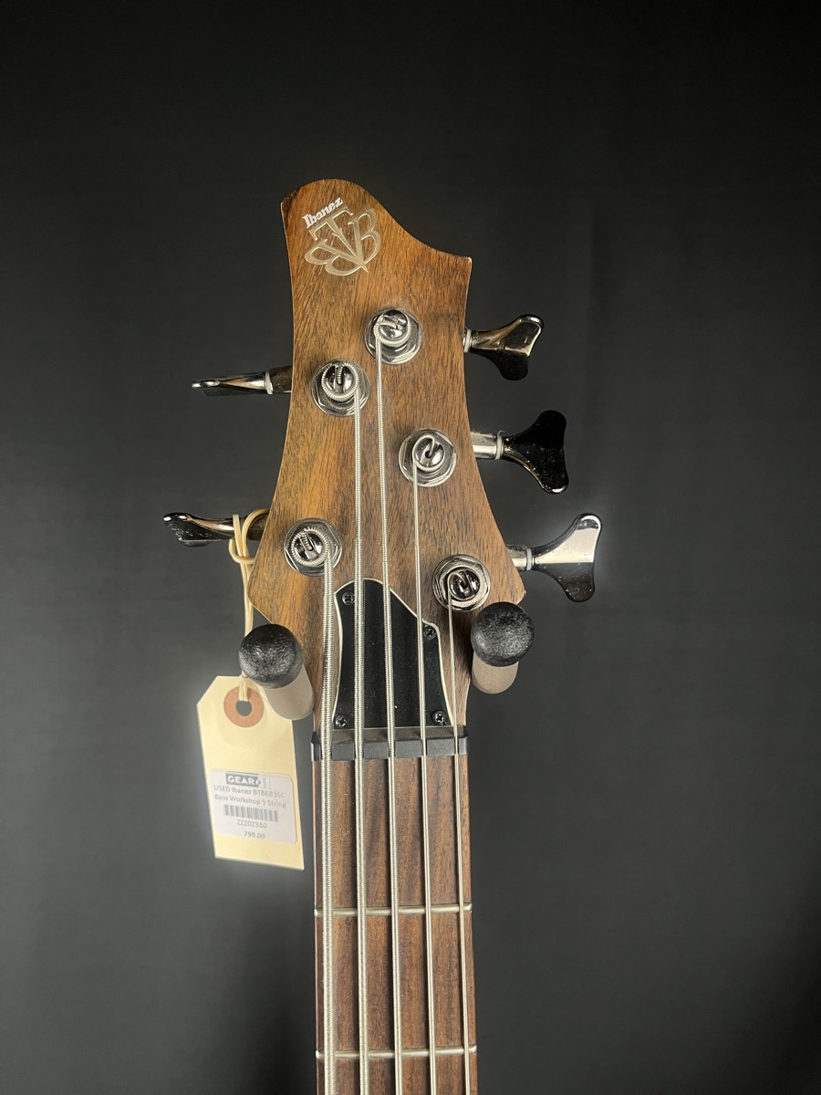 Ibanez USED Ibanez BTB685SC Bass Workshop 5 String Solid Body Bass Natural - Used