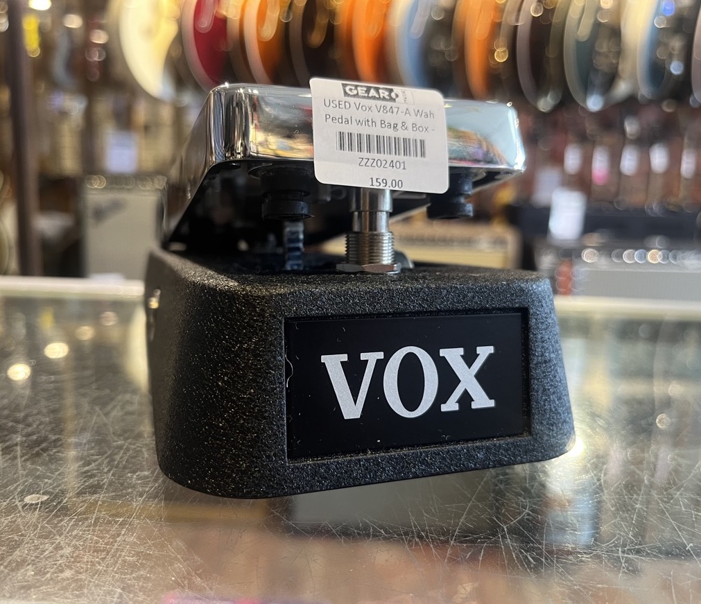 Vox USED Vox V847-A Wah Pedal with Bag & Box - CONSIGNMENT - Used