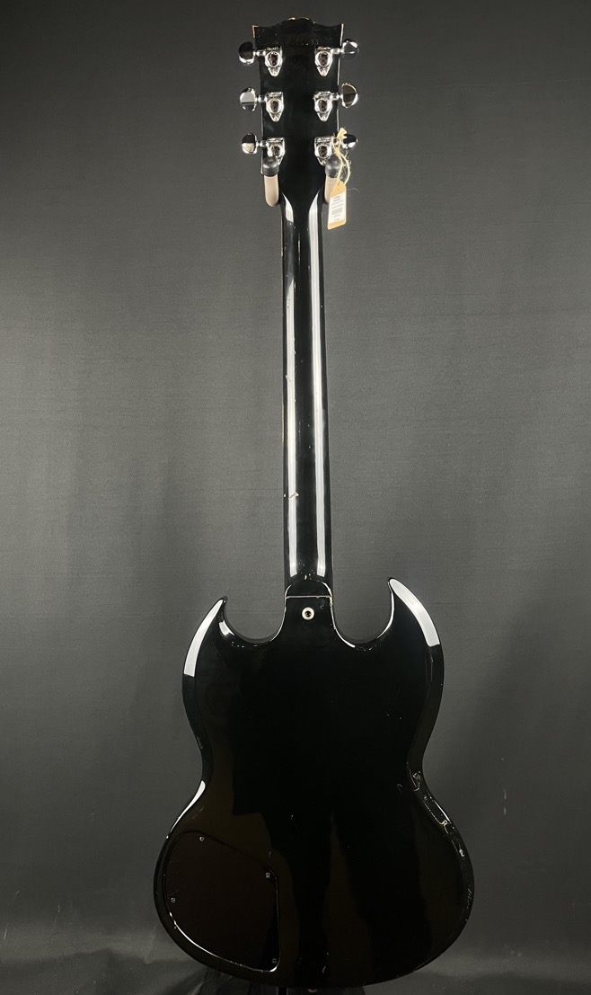 Gibson USED Gibson 1986 SG Standard w/Tim Shaw Humbuckers Ebony w/Case - Used
