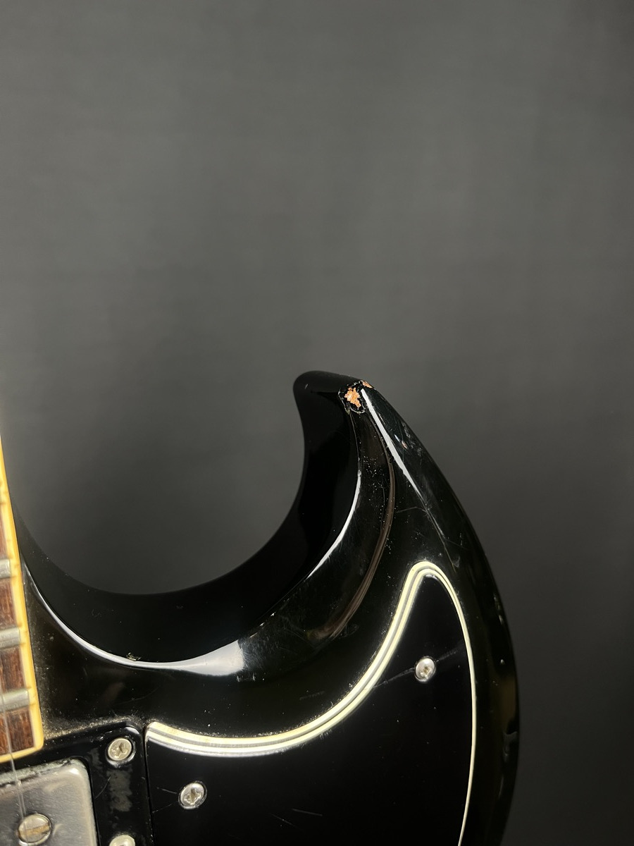 Gibson USED Gibson 1986 SG Standard w/Tim Shaw Humbuckers Ebony w/Case - Used