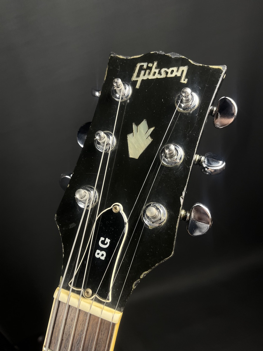 Gibson USED Gibson 1986 SG Standard w/Tim Shaw Humbuckers Ebony w/Case - Used