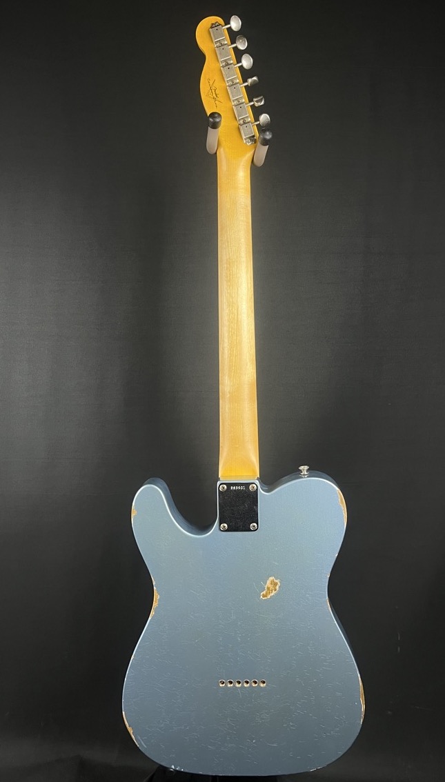 Fender Custom Shop USED Fender 2015 Custom Shop '63 Telecaster Relic Ice Blue Metallic w/OHSC - Used