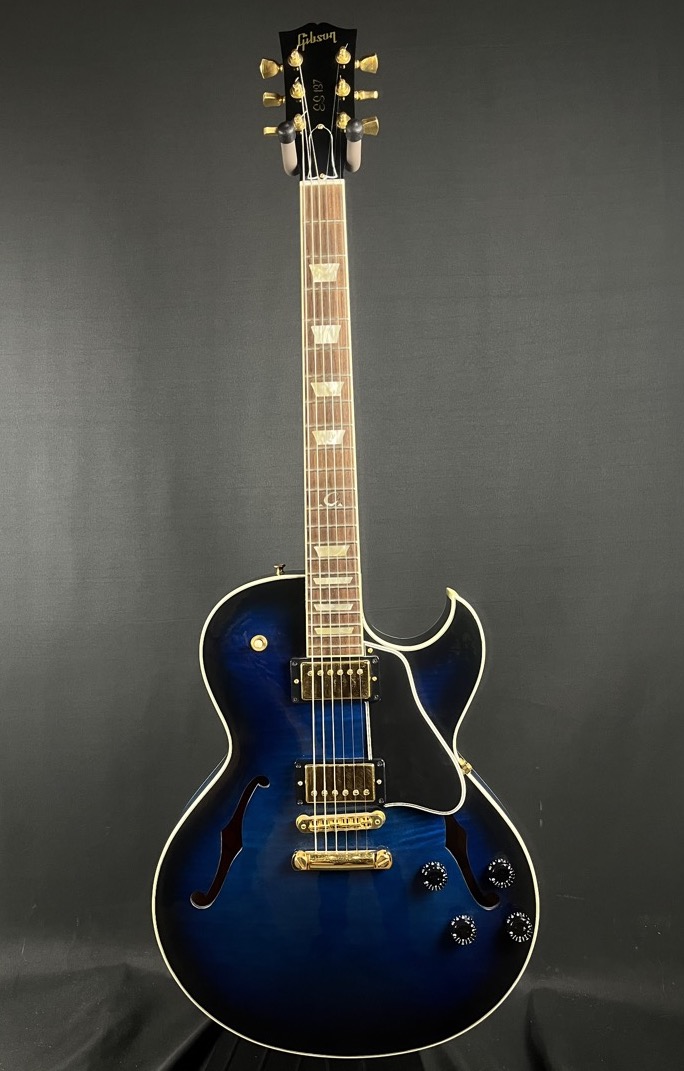 Gibson USED Gibson 2008 ES 137 Blue Burst w/OHSC - CONSIGNMENT - Used