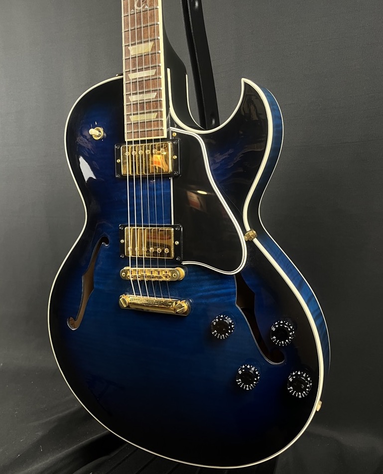 Gibson USED Gibson 2008 ES 137 Blue Burst w/OHSC - CONSIGNMENT - Used