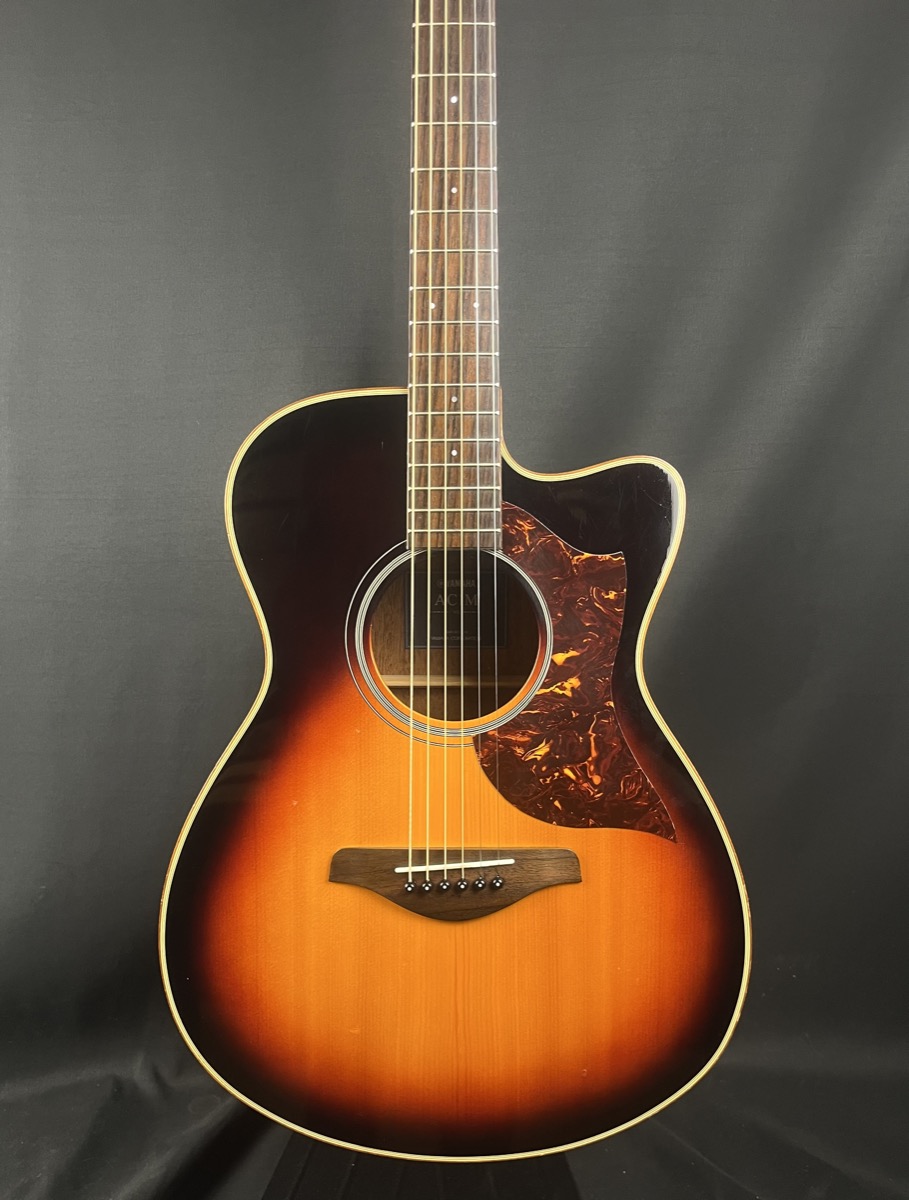 Yamaha USED AC1M Spruce/Mahogany Concert Cutaway - Tobacco Brown Sunburst - Used