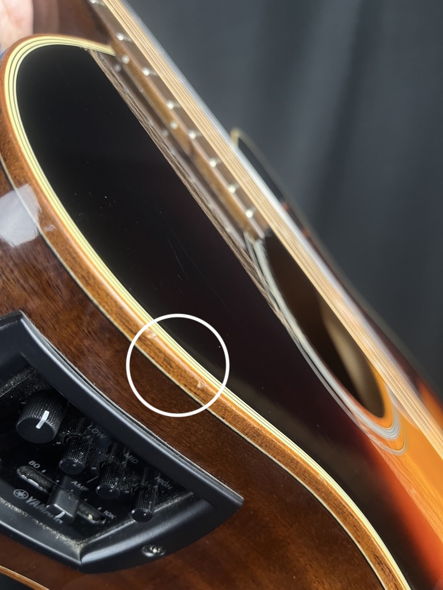 Yamaha USED AC1M Spruce/Mahogany Concert Cutaway - Tobacco Brown Sunburst - Used
