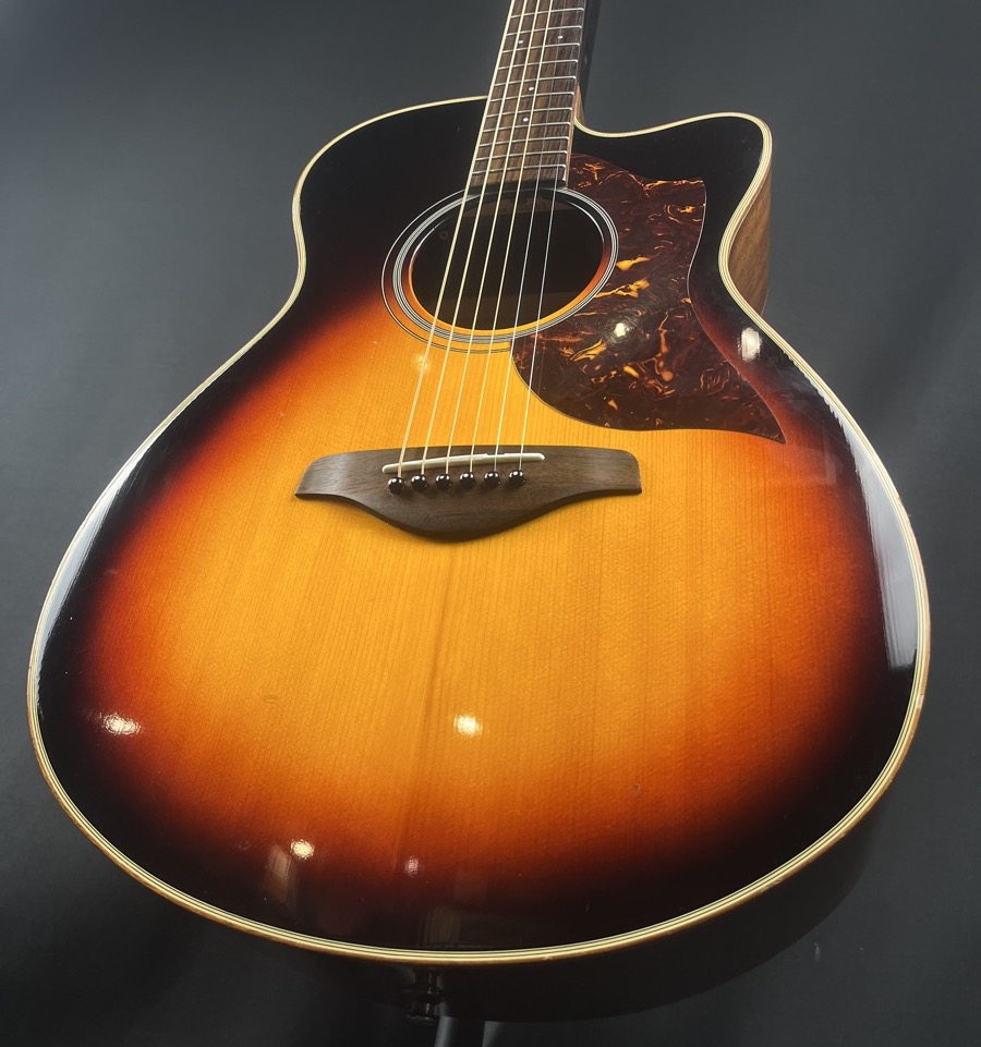 Yamaha USED AC1M Spruce/Mahogany Concert Cutaway - Tobacco Brown Sunburst - Used
