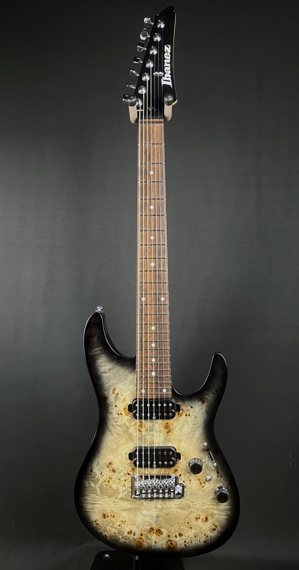 Ibanez USED Ibanez AZ427P1PB Premium 7 String Burled Poplar w/Bag - CONSIGNMENT - Used
