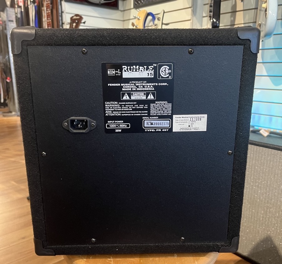 Fender USED Fender Rumble 15 Bass Practice Amplifier - CONSIGNMENT - Used