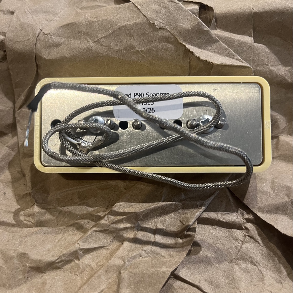 Gibson USED Gibson P-90 Soapbar Bridge Pickup Cream - Used