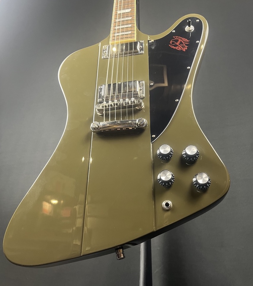 Epiphone USED Epiphone 2022 Firebird Olive Drab - Used