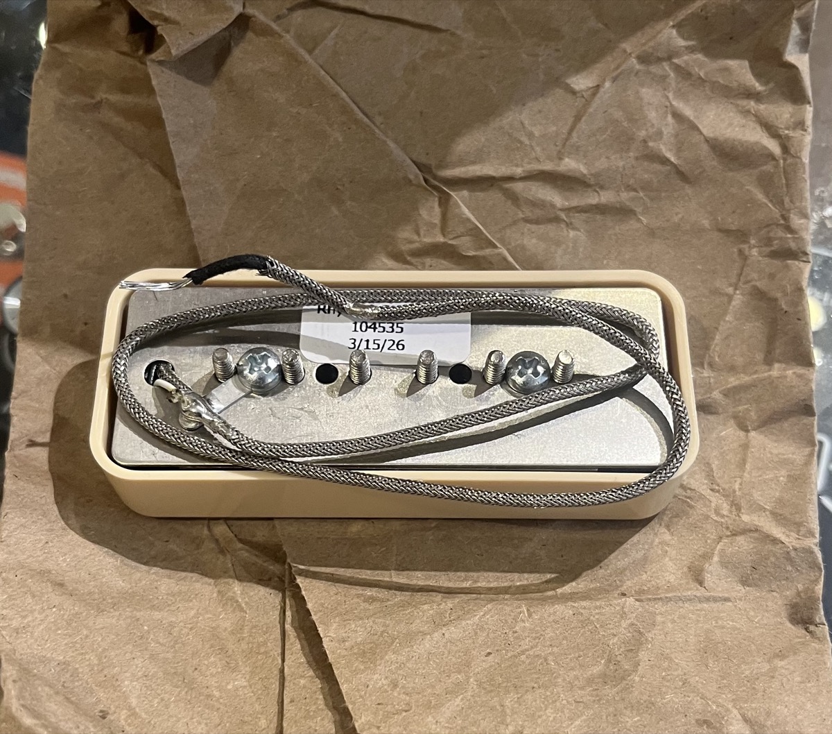 Gibson USED Gibson P-90 Soapbar Neck  Pickup Cream - Used