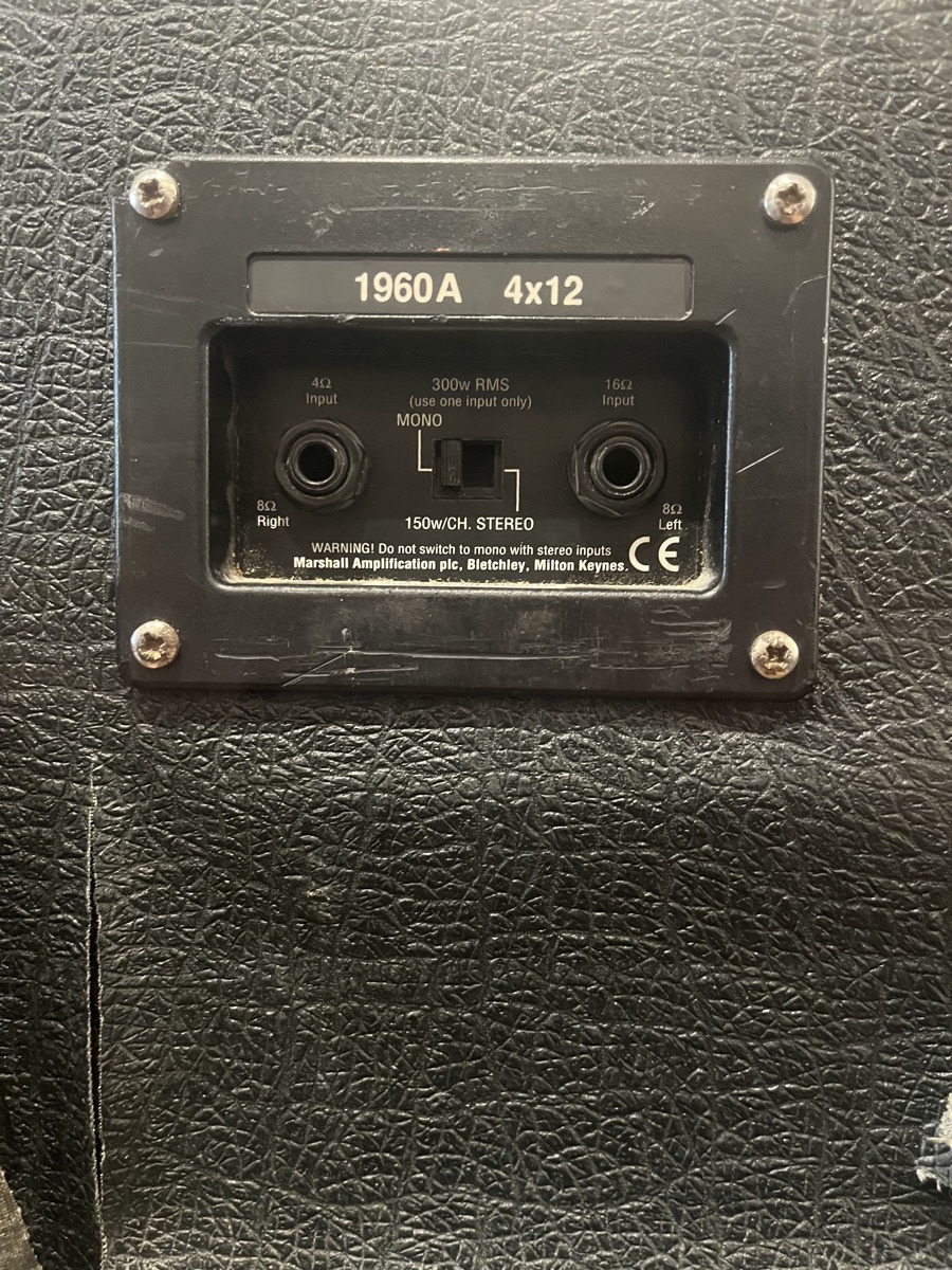 Marshall USED Marshall 1960A Stereo 4x12 Cabinet - CONSIGNMENT - Used