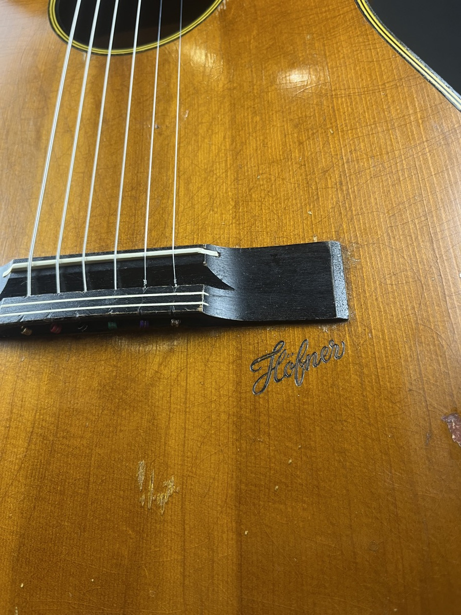 Misc USED Hofner 483 Parlor Guitar, Early 1950s, Solid Top - Used