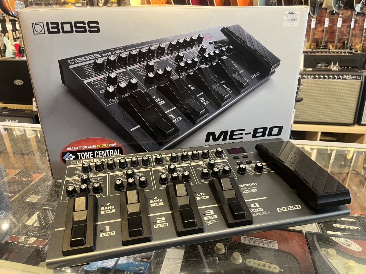 BOSS USED BOSS ME-80 Multi Effects Pedal w/Box - Used