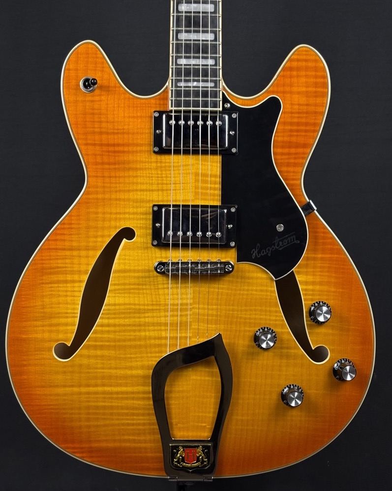 Hagstrom USED Hagstrom Viking Deluxe Semi Hollow Body Sunburst - Used