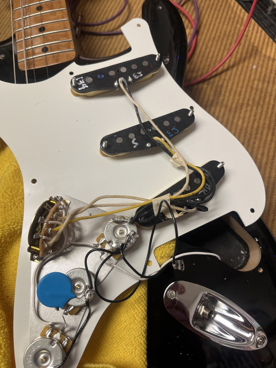 Misc USED Fender Partscaster Stratocaster w/Eric Johnson pickups - Used