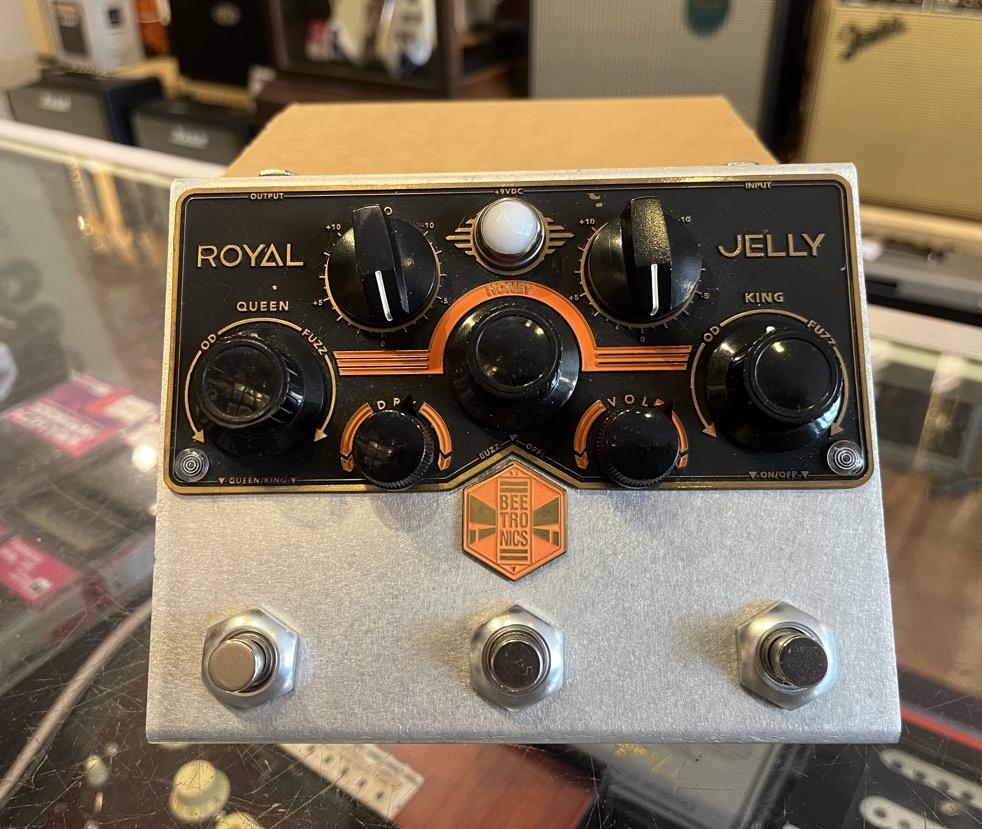 Misc USED Beetronics Royal Jelly Overdrive Fuzz Pedal w/Box - Used