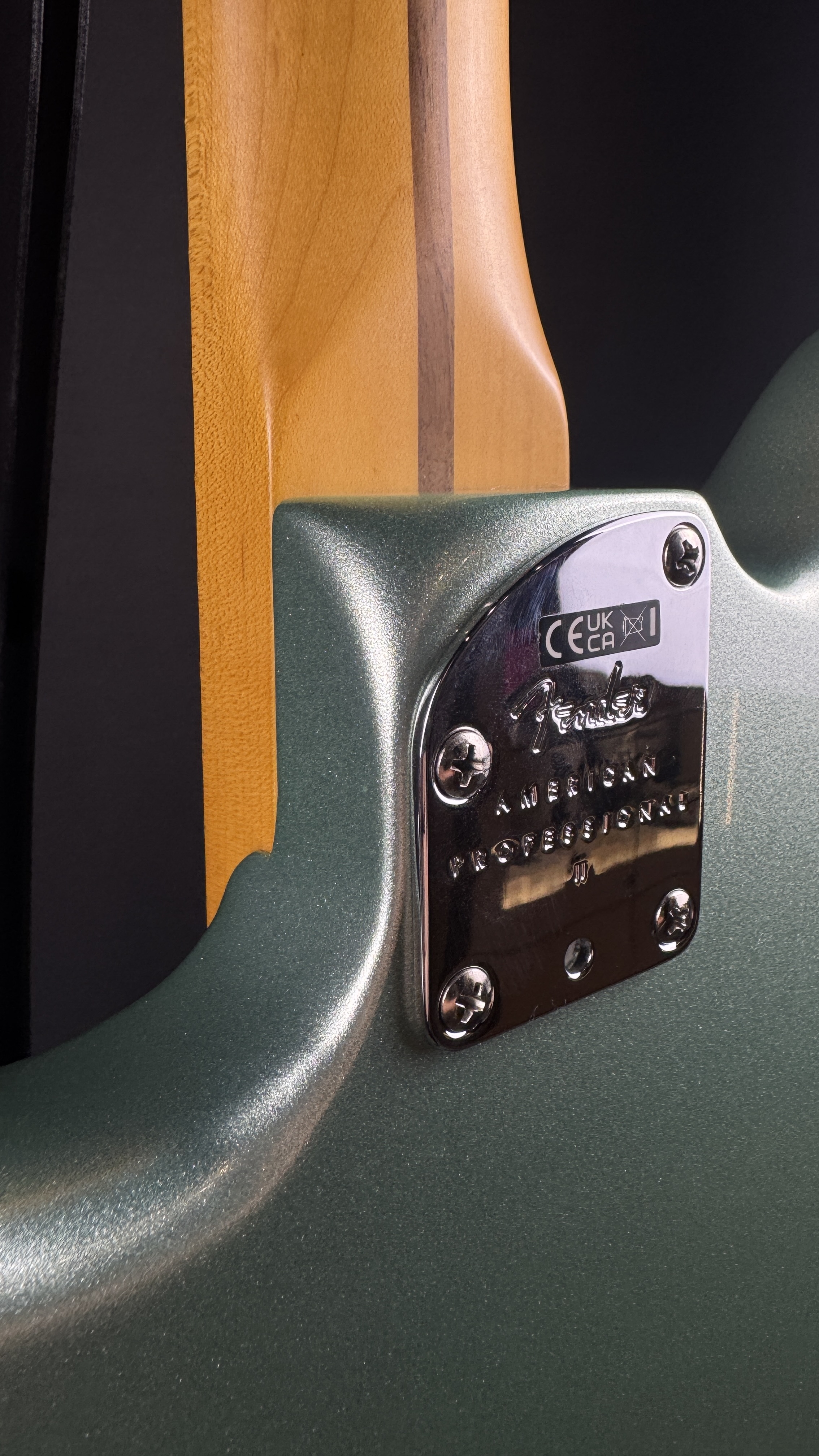 Fender USED Fender American Pro II Jazzmaster, OHSC, Mystic Surf Green - Guitars