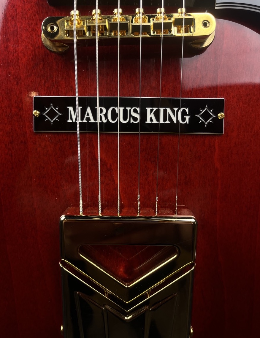 Gibson USED Gibson Marcus King ES-345 Sixties Red w/OHSC - Used
