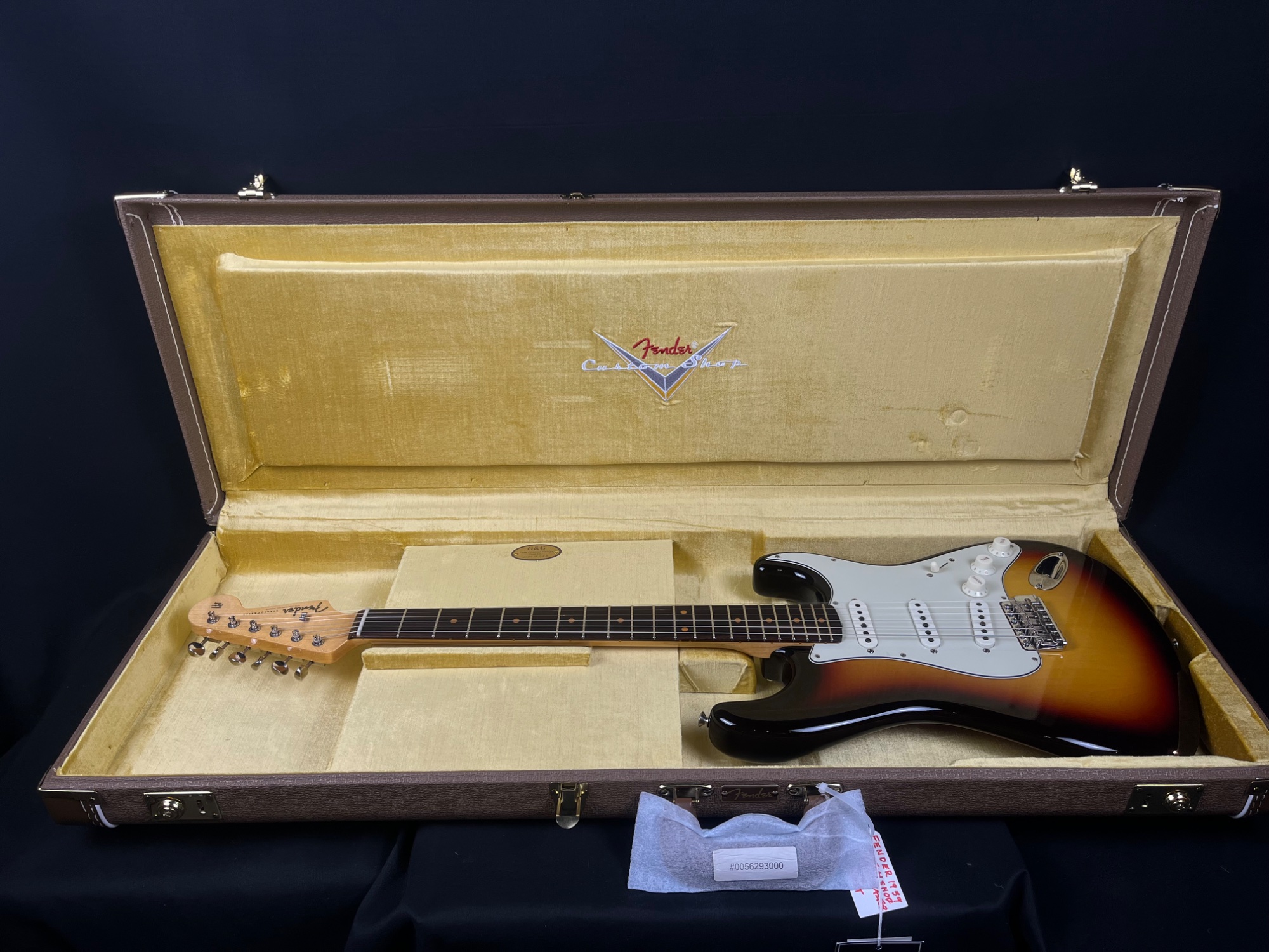 Fender Custom Shop USED 2024 Fender Custom Shop '59 Strat TCP, 3 Tone Burst- CONSIGNMENT - Used
